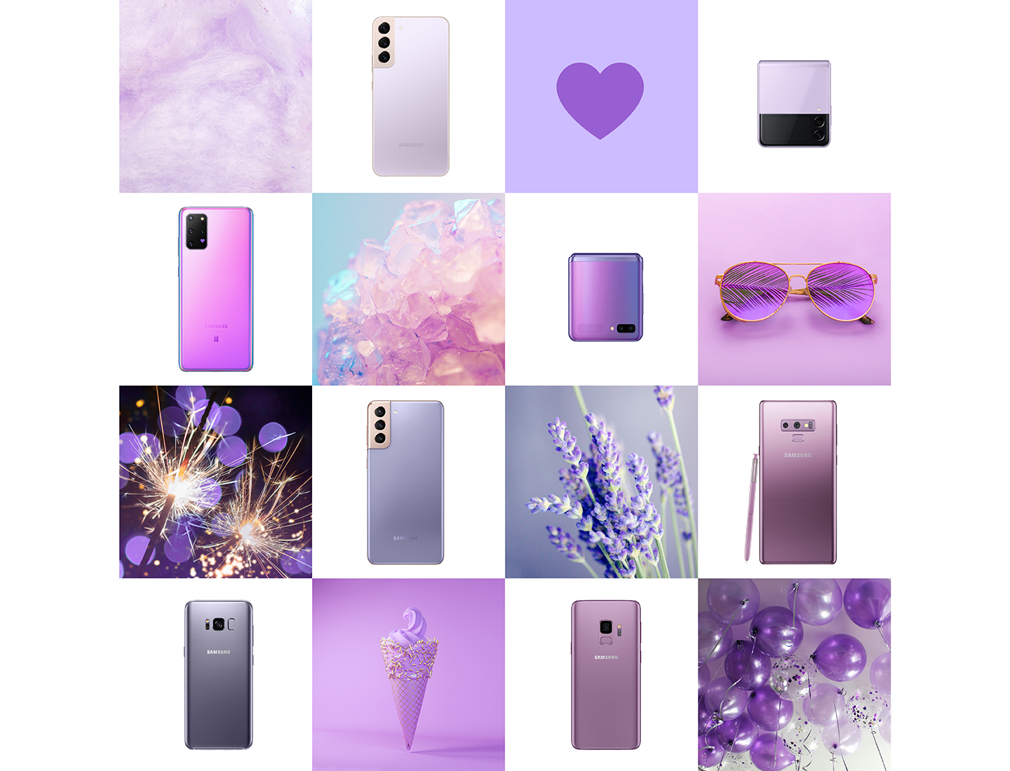 A picture of Galaxy S22 Bora Purple