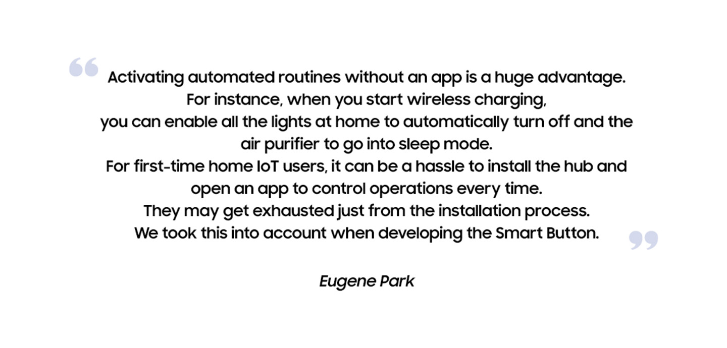 SmartThings Station Entrevista con el desarrollador Eugene Park y el planificador de productos Kiyoung Kwon