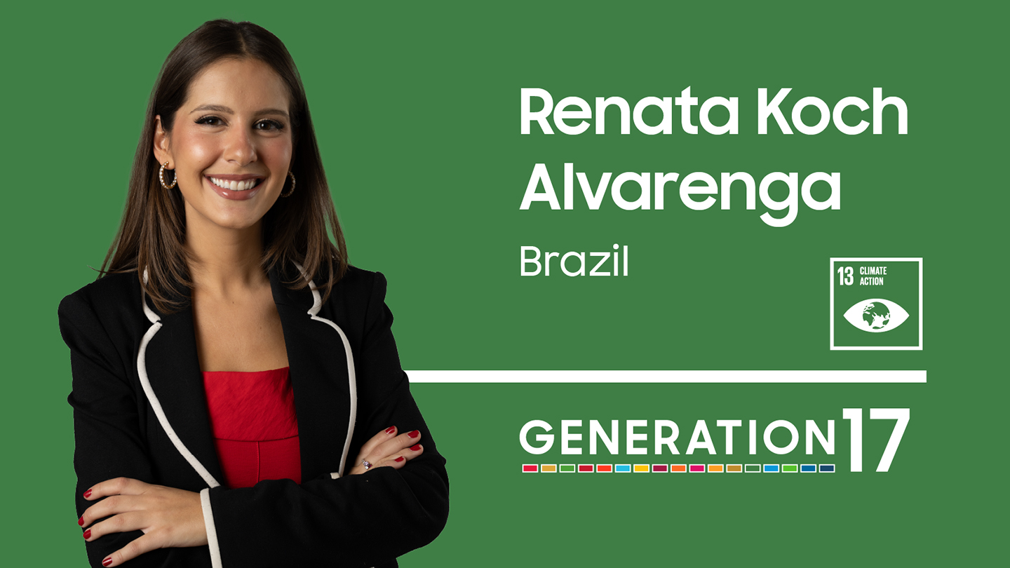 Cuerpo de noticias para Meet the Generation17 Jóvenes líderes: la historia de Renata Koch Alvarenga