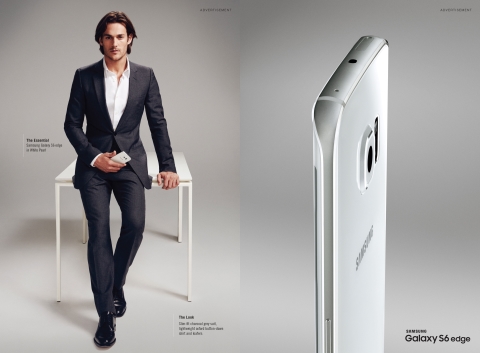 Samsung and Esquire: Global Fashion Native Campaign Featuring the New Galaxy S6