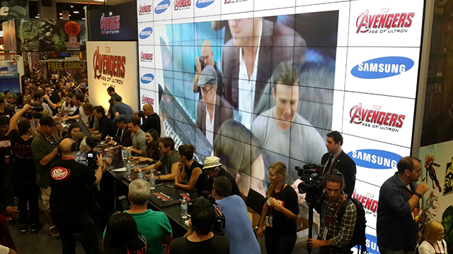 Galaxy Tab S at Comic Con International 2014