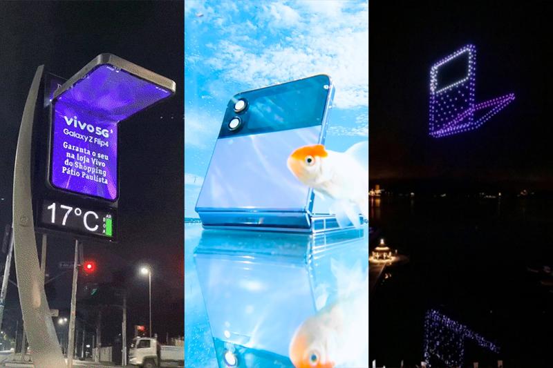 Od składanego billboardu po składany wyświetlacz drona, kreatywny marketing składanych telefonów Galaxy był widziany na całym świecie – Samsung Mobile Press