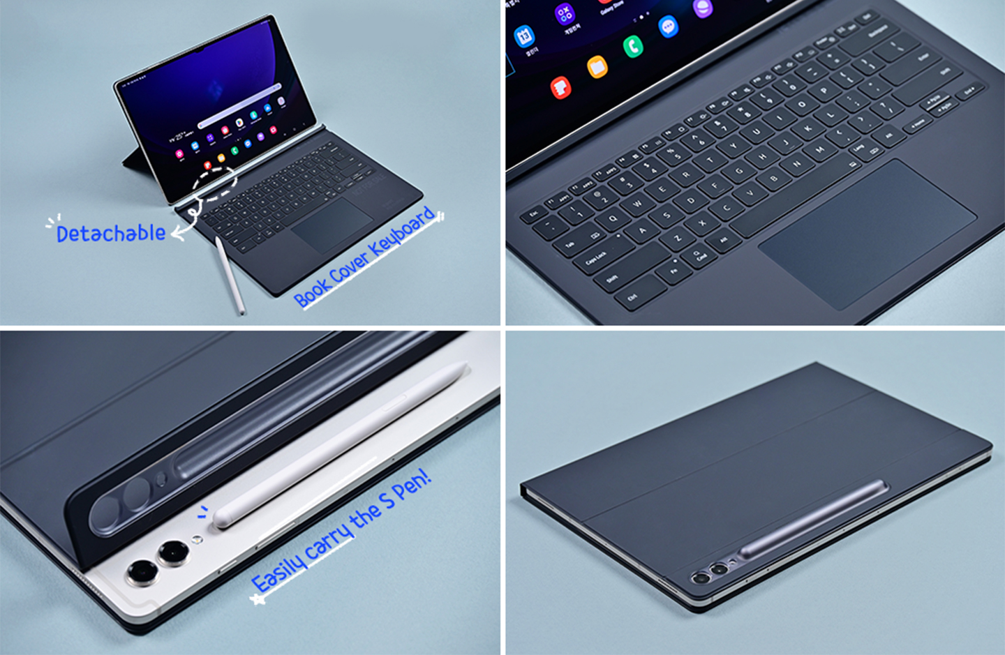 Image of unboxing the Galaxy Tab S9 Ultra showing high performance in a sleek design