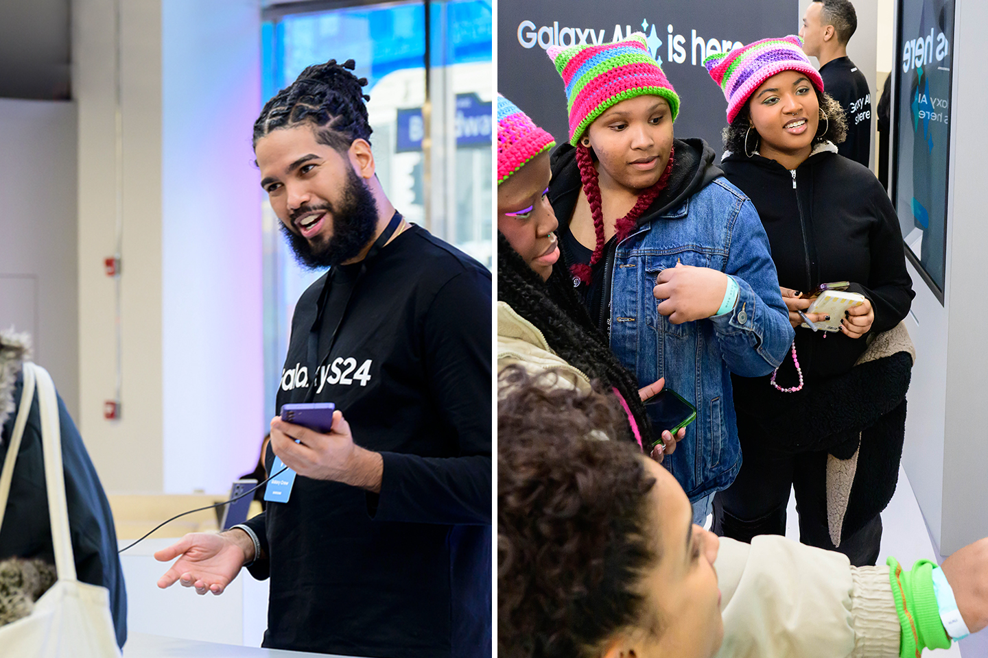 Image of Galaxy Unpacked 2024 Connect, Create, Play: Galaxy Fans Step Into a New Era of AI at Galaxy Experience Space in New York City