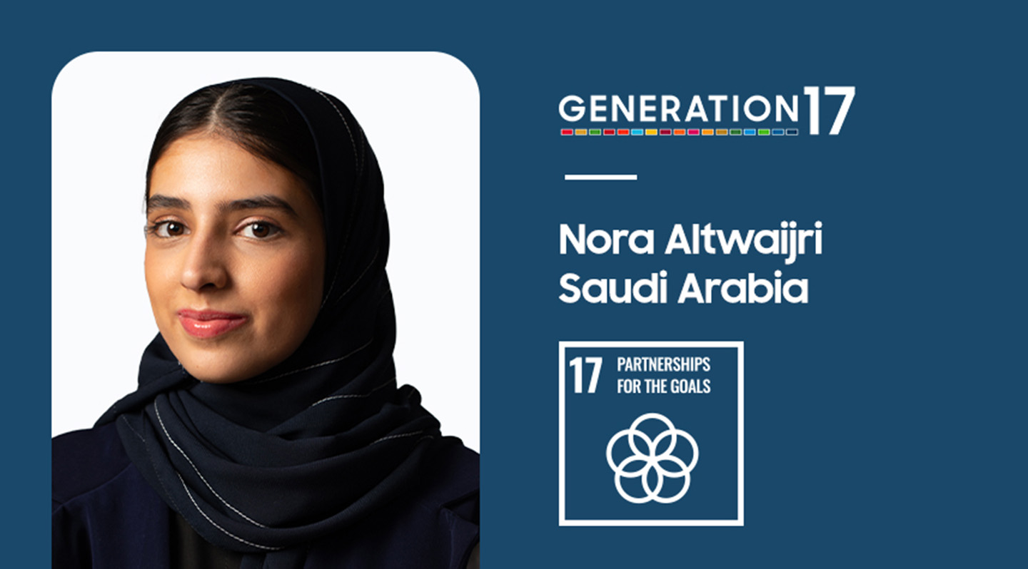 Generation17 Young Leader Nora Altwaijri from Saudi Arabia	