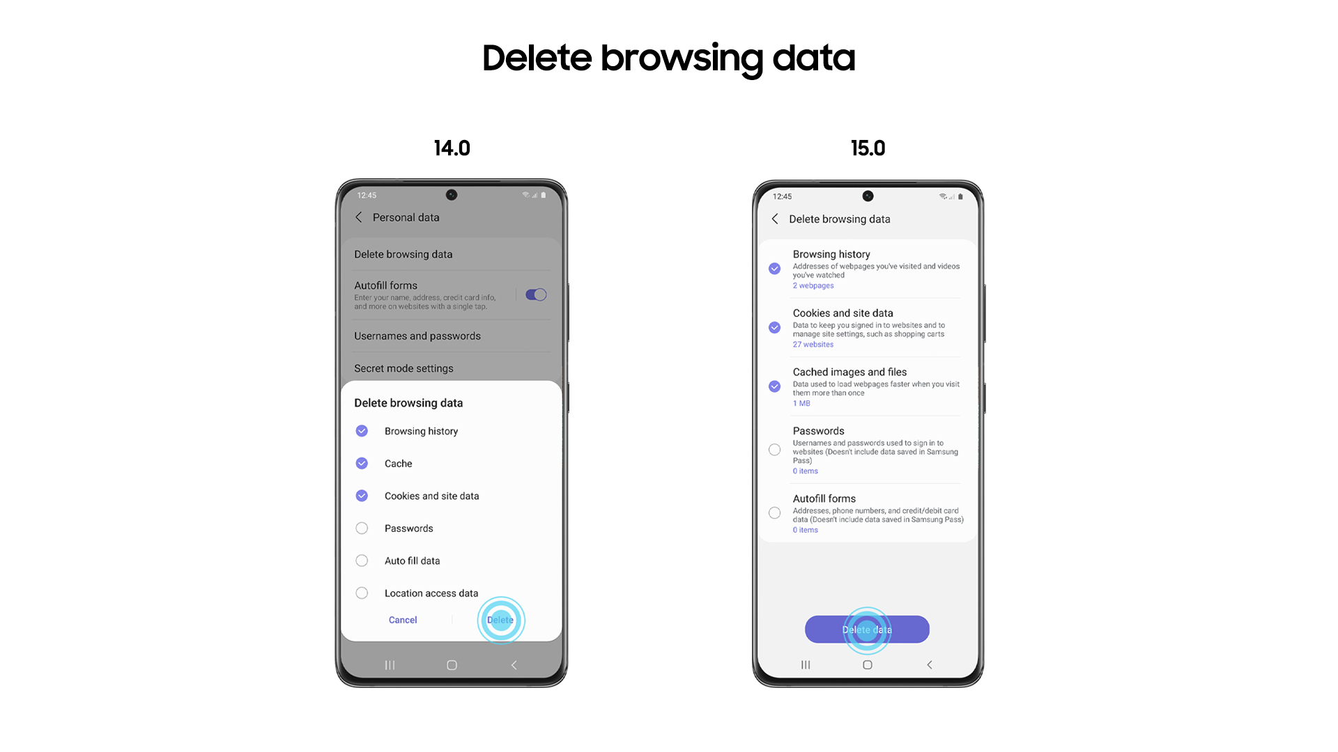 Samsung Internet 15.0 GIF