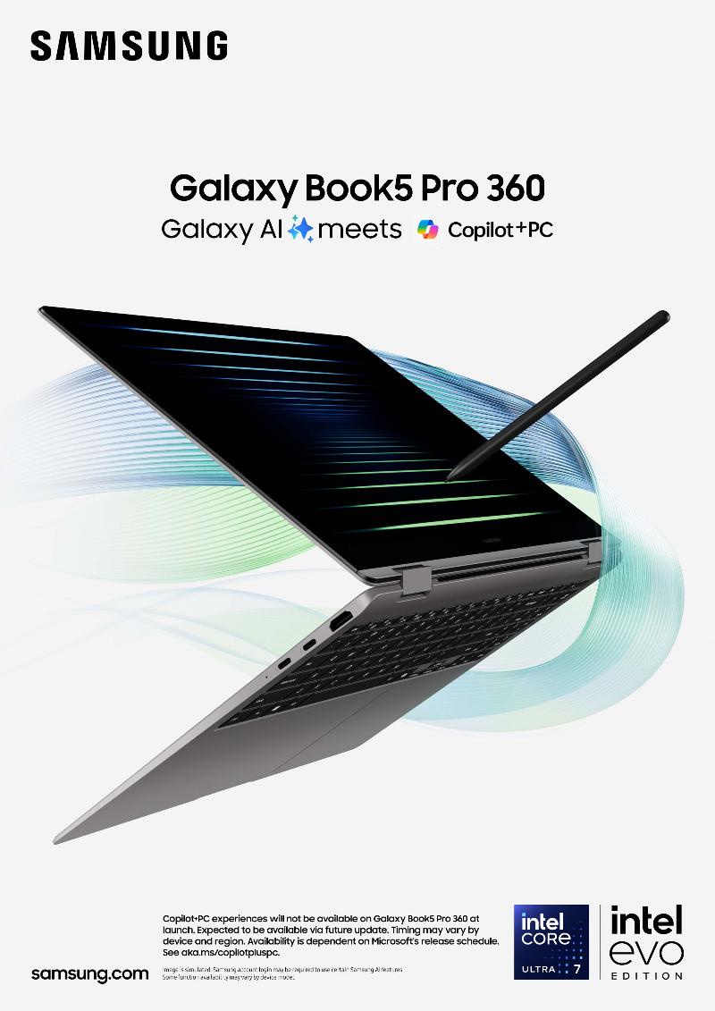 Galaxy Book5 Pro 360 Samsung Mobile Press
