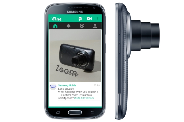 A New Camera Specialized-Smartphone, Samsung Galaxy K zoom Expands Ability to Capture and Share Moments