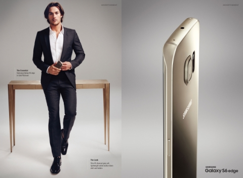 Samsung and Esquire: Global Fashion Native Campaign Featuring the New Galaxy S6