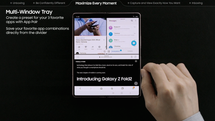 How to Best Use Galaxy Z Fold2 for Multitasking