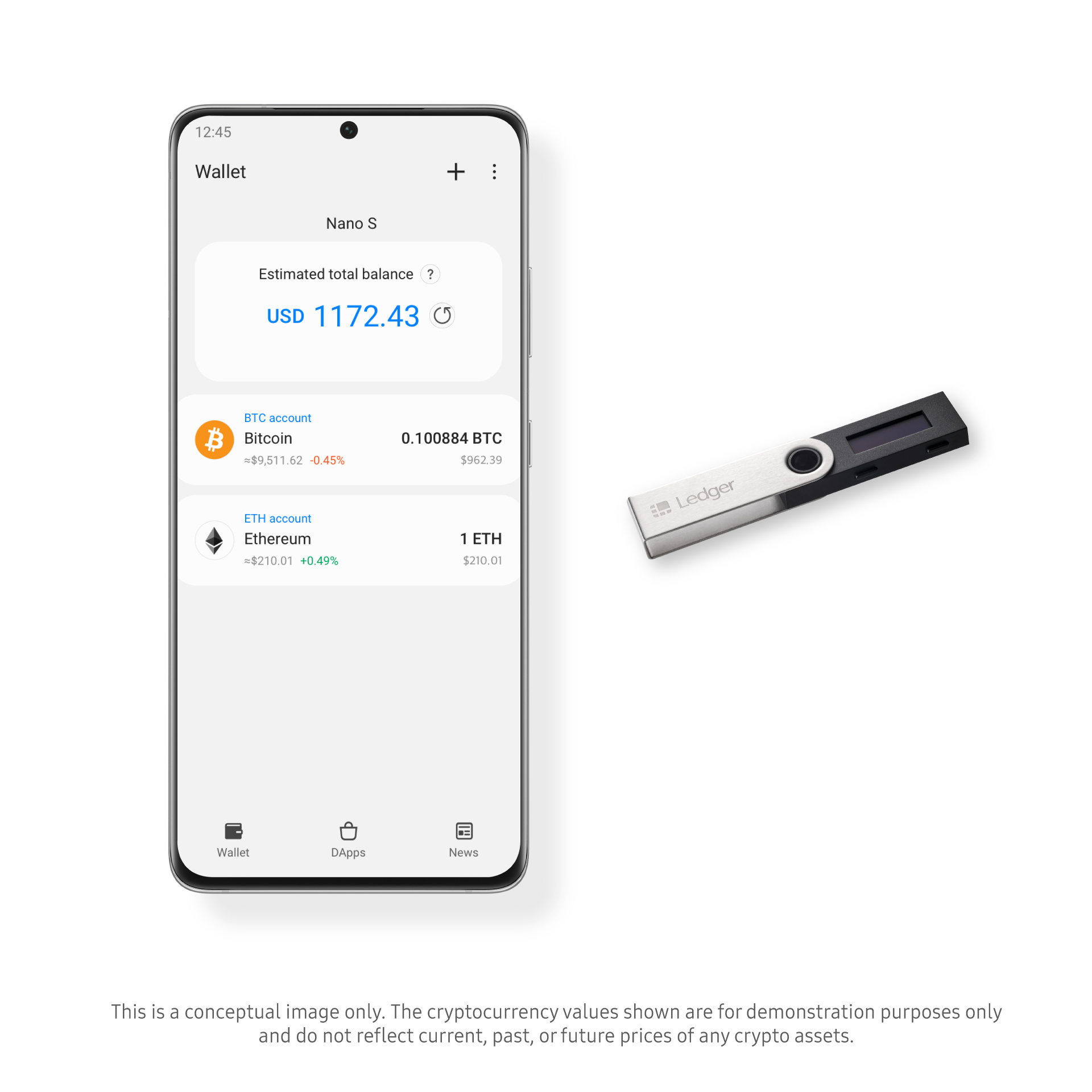 samsung blockchain wallet app