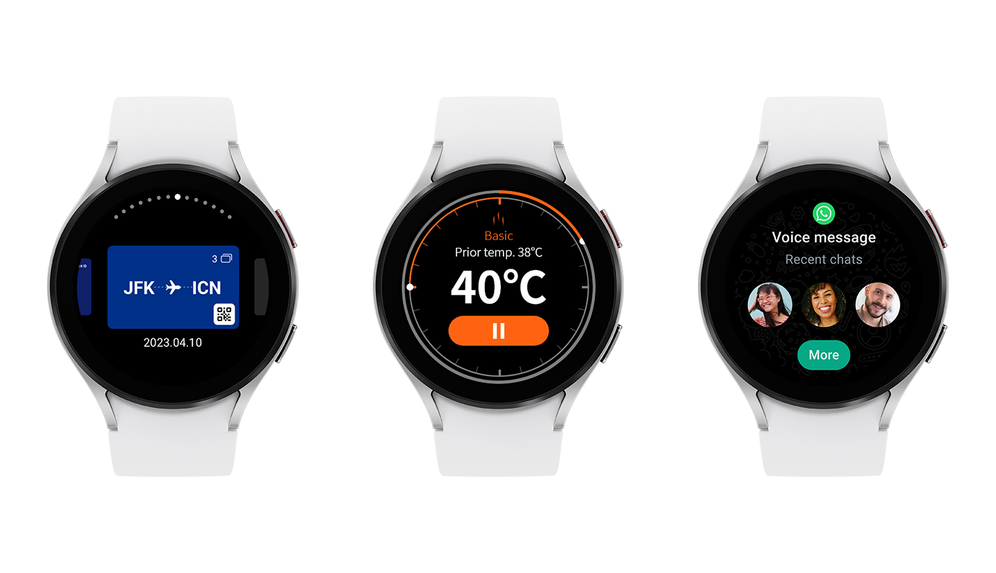 Samsung Wallet, Thermo Check and WhatsApp Are Coming to Galaxy Watch Series  – Samsung Mobile Press