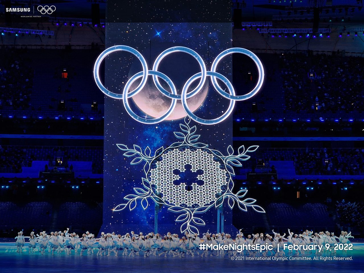 The Olympic Winter Games Beijing 2022 Opening Ceremony Withgalaxy Samsung Mobile Press 
